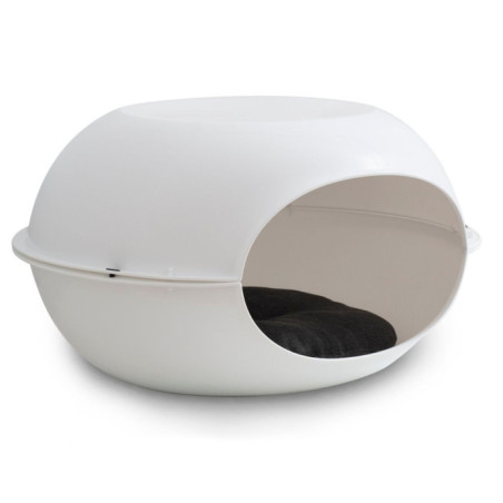 Felican Panier LUNA Blanc avec Coussin