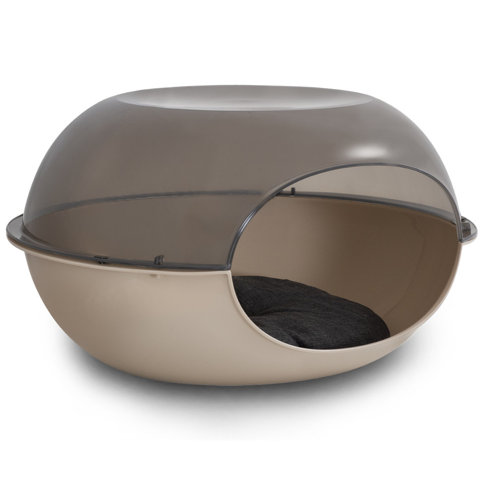 Felican Panier LUNA Beige Fumé avec Coussin