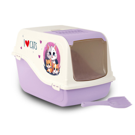 Felican Maison de toilette ARIEL Top Free Design VIOLET