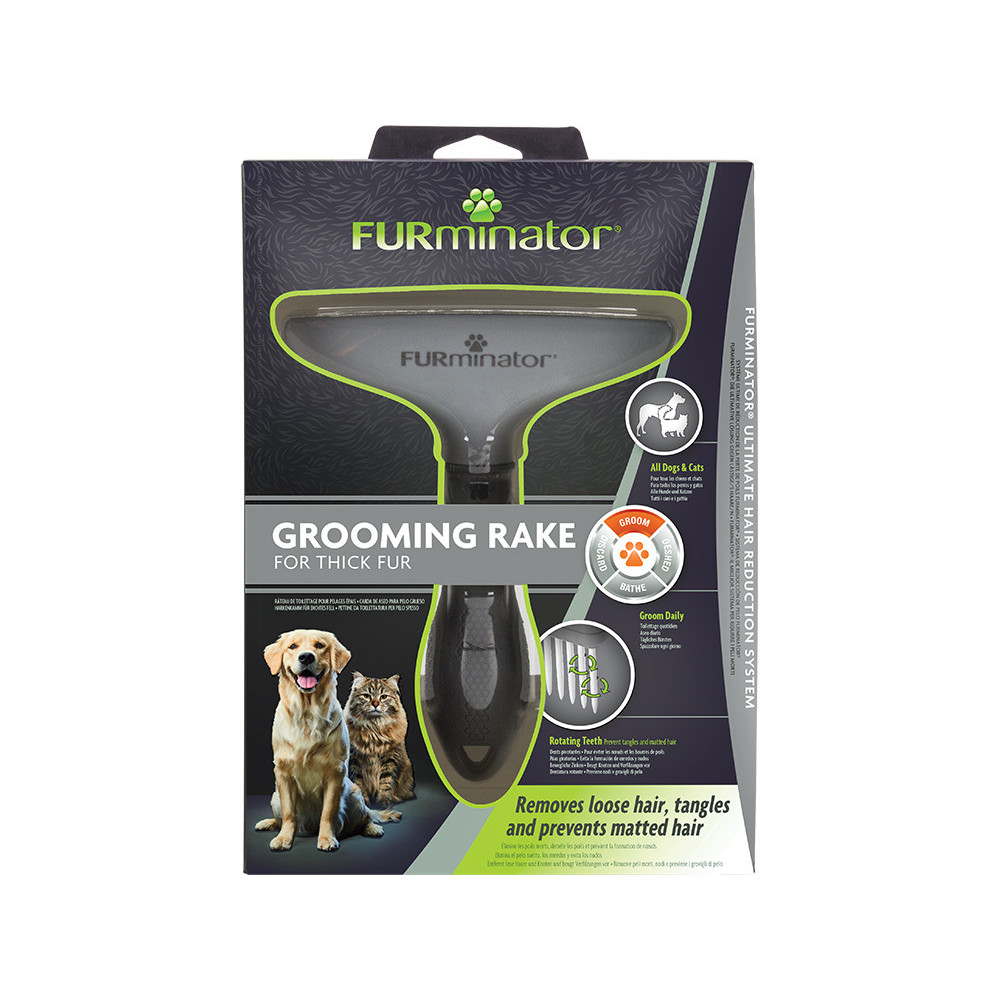 FURminator Dog & Cat Grooming Rake