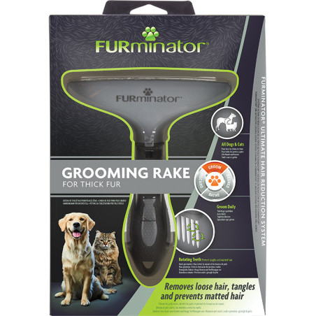 FURminator Dog & Cat Grooming Rake