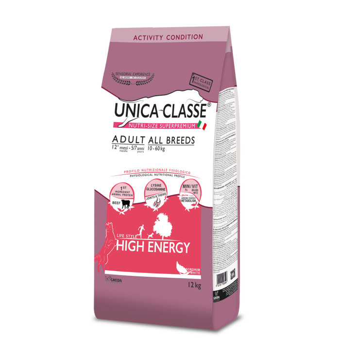 UNICA CLASSE Adult All Breeds High Energy 12kg