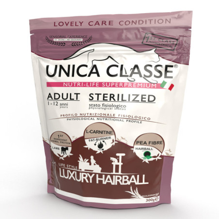 Unica Classe Cat Adult Sterilized Luxury Hairball 300g