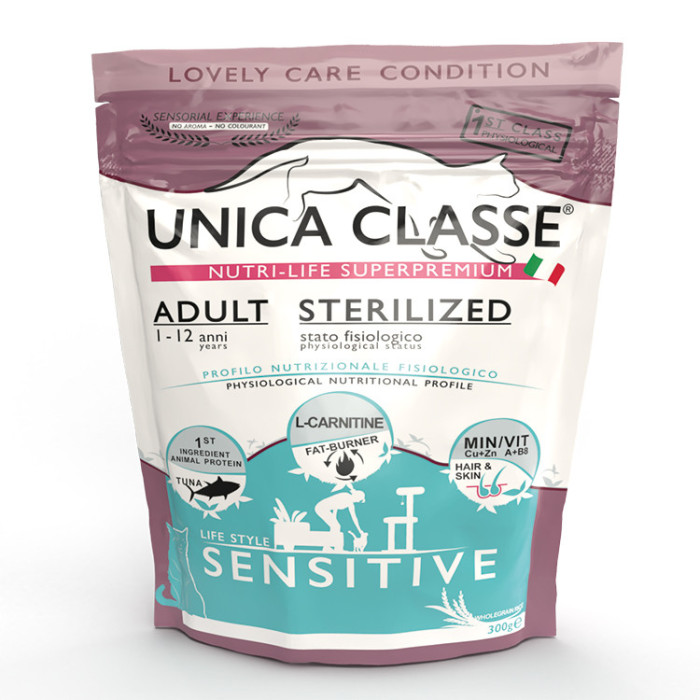 Unica Classe Cat Adult Sterilzed Sensitive 300gr