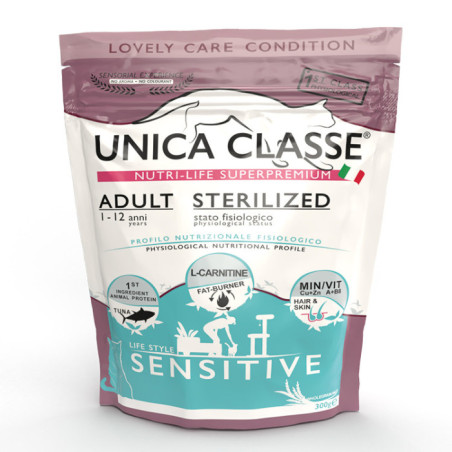 Unica Classe Cat Adult Sterilzed Sensitive 300gr