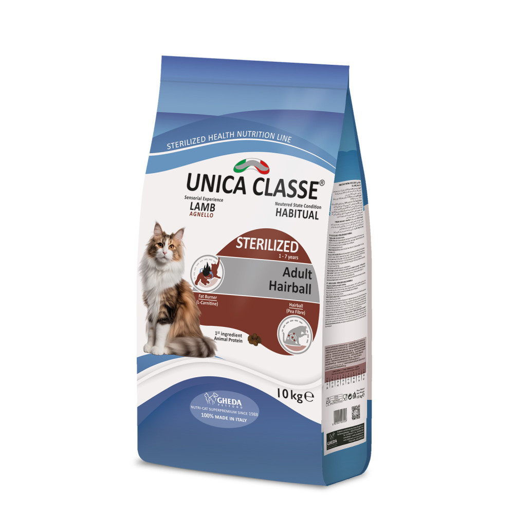 Unica Classe Cat Adult Sterilzed Luxury Hairball 1.5kg