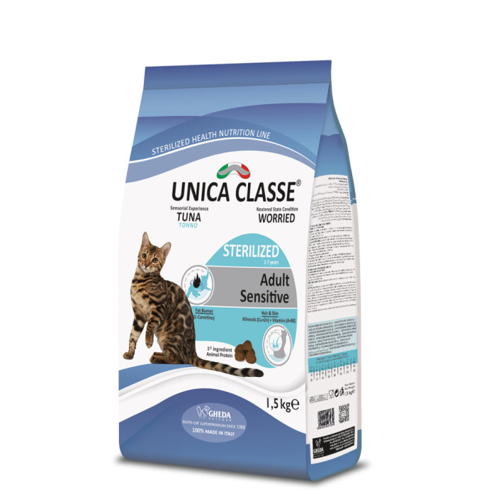 Unica Classe Cat Adult Sterilzed Sensitive 1.5kg