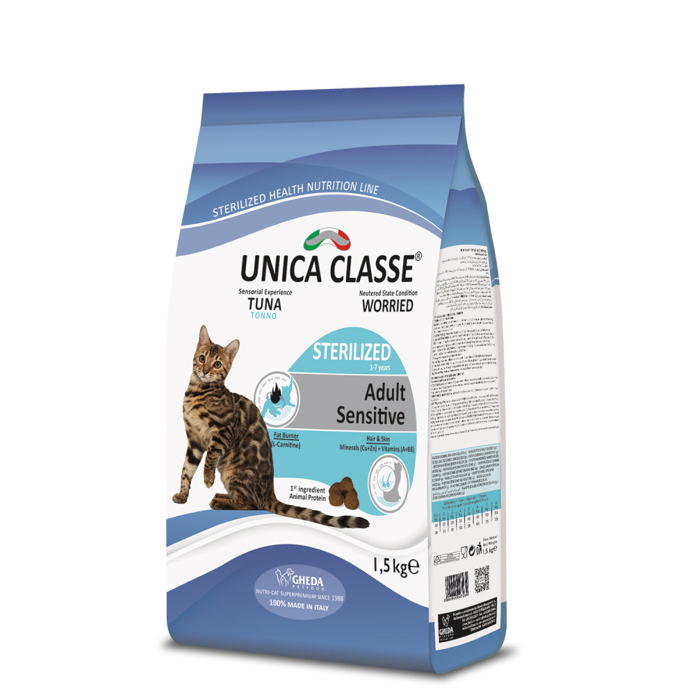 Unica Classe Cat Adult Sterilzed Sensitive 1.5kg