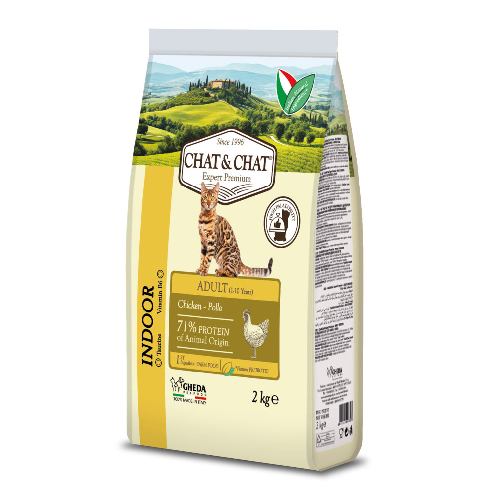 Chat & Chat Expert - Adult Indoor Poulet 2kg