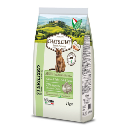 Chat & Chat Expert Sterilised Poulet 2kg