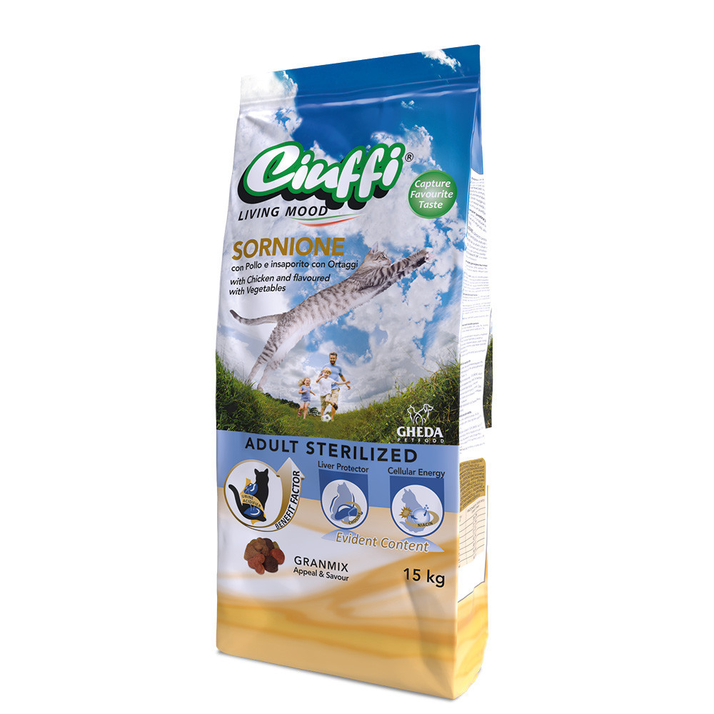 CIUFFI CHAT Adult Sornione Sterilised 15 kg