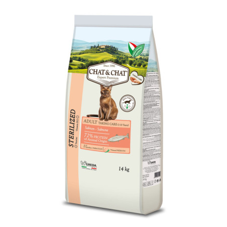 Chat & Chat Expert Sterilised Saumon 14kg