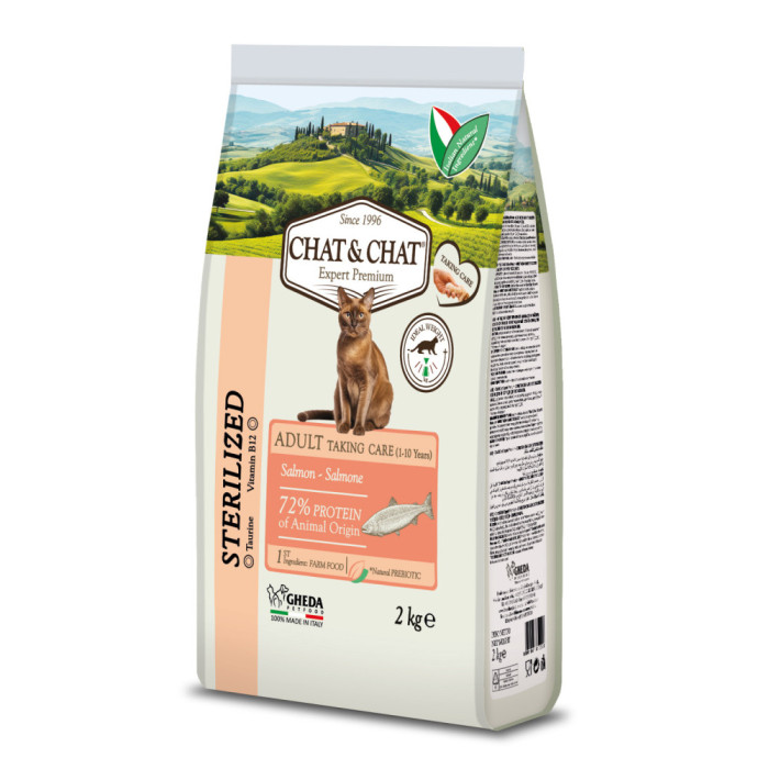 Chat & Chat Expert Sterilised Saumon 2kg