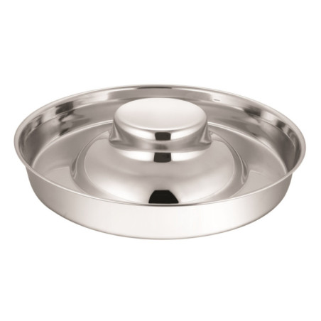 FELICAN Plat Soucoupe Inox pour chiot 37CM