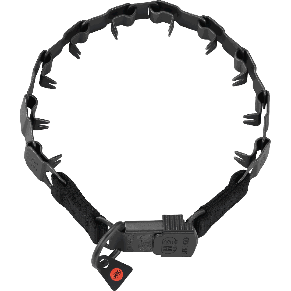 Collier HS Sprenger NECK-TECH SPORT INOX BLACK MATT CLICLOCK 48cm