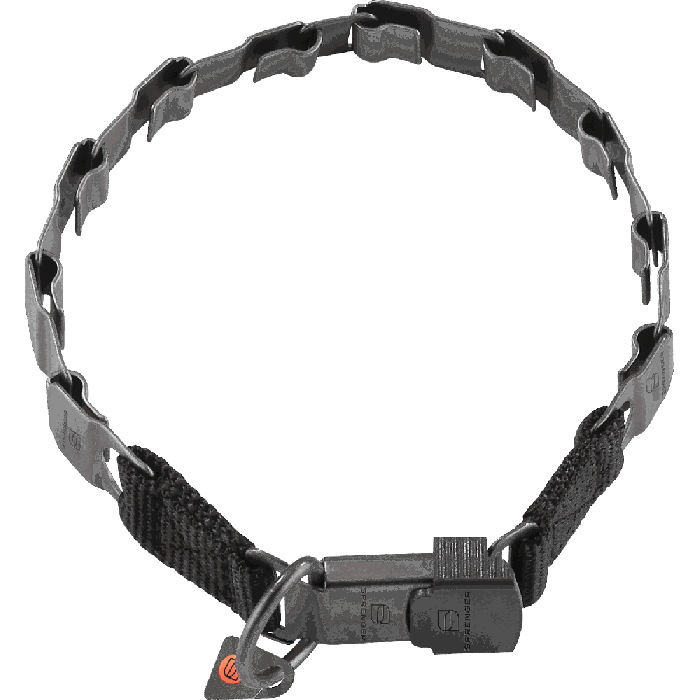 Collier HS Sprenger NECK-TECH FUN INOX BLACK MATT CLICLOCK 48 cm