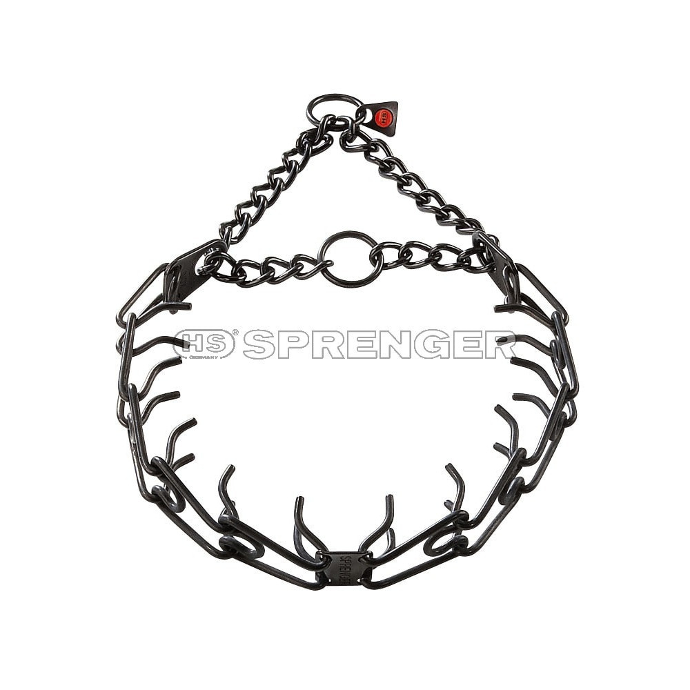 Collier HS Sprenger Semi Etrangleur BROWNED SWIVEL 3.0MM/55CM