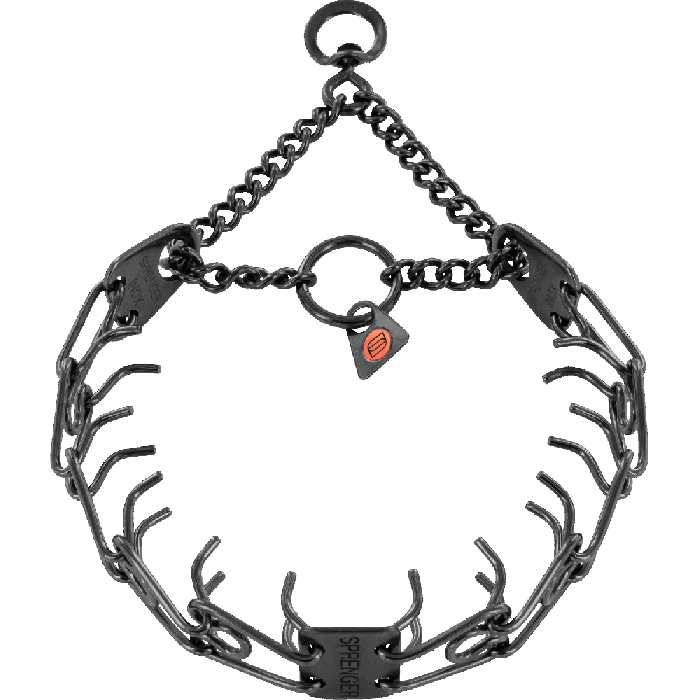Collier HS Sprenger Semi Etrangleur CHROME SWIVEL/4MM/63CM