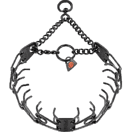 Collier HS Sprenger Semi Etrangleur CHROME SWIVEL/4MM/63CM