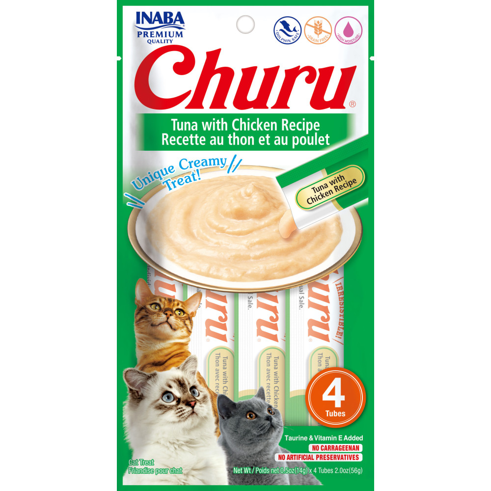 CHURU Thon & Poulet 4 Tubes