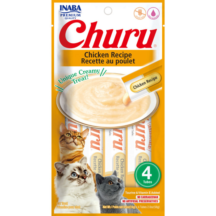 CHURU Poulet 4 Tubes