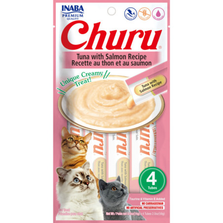 CHURU Thon & Saumon 4 Tubes