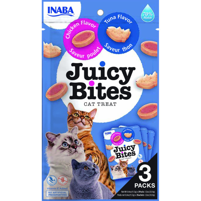 Juicy Bites Thon & Poulet 3 Packs