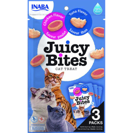 Juicy Bites Thon & Poulet 3 Packs