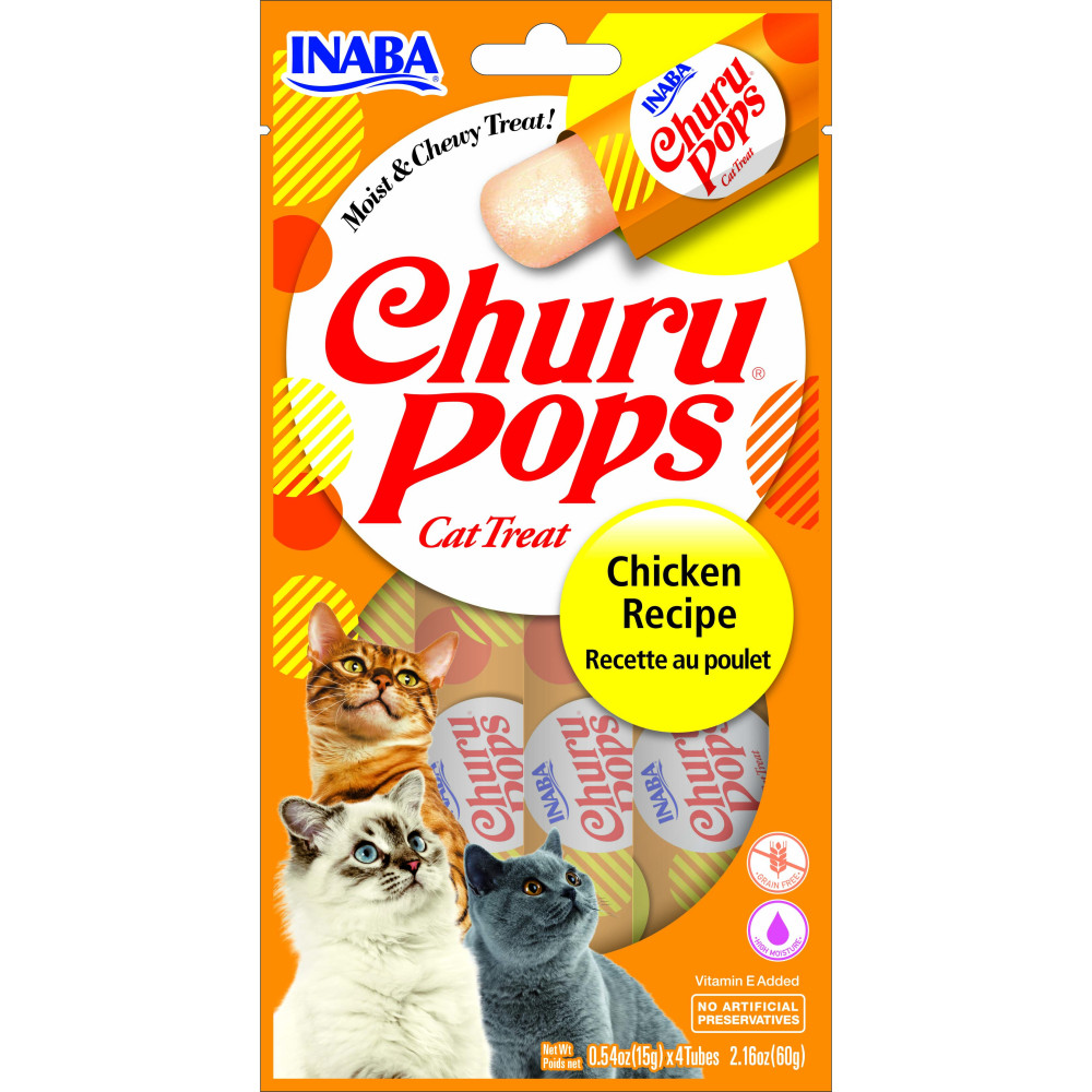 CHURU Pops Poulet 4 Tubes