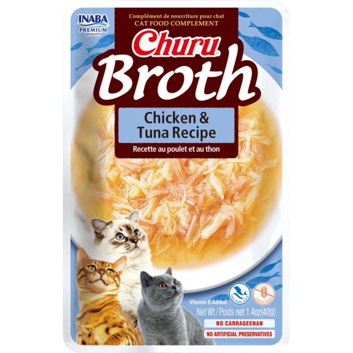 CHURU Broth Poulet & Thon 40 gr