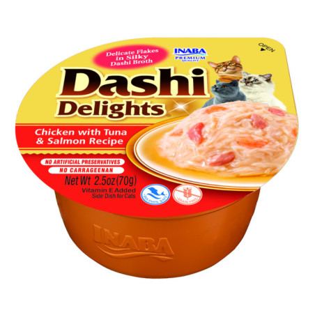 CUP DASHI Poulet Thon Saumon 70 gr