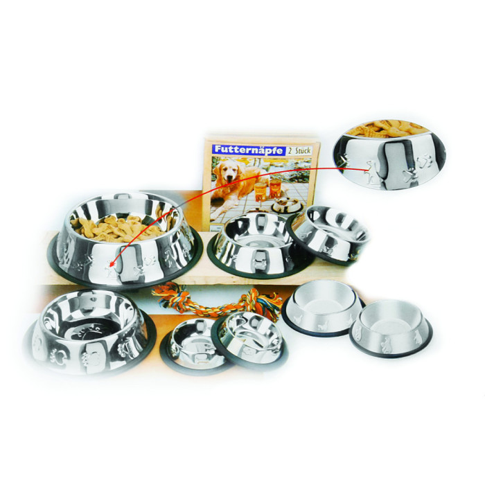 FELICAN Gamelle Inox antidérapante Design patte 2.8LT