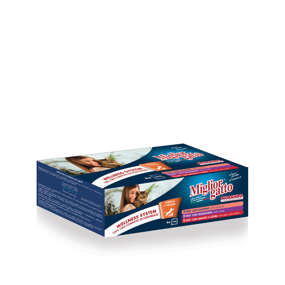 Miglior gatto pack 100gr 3x2 Manzo/Salmone/Selvaggina