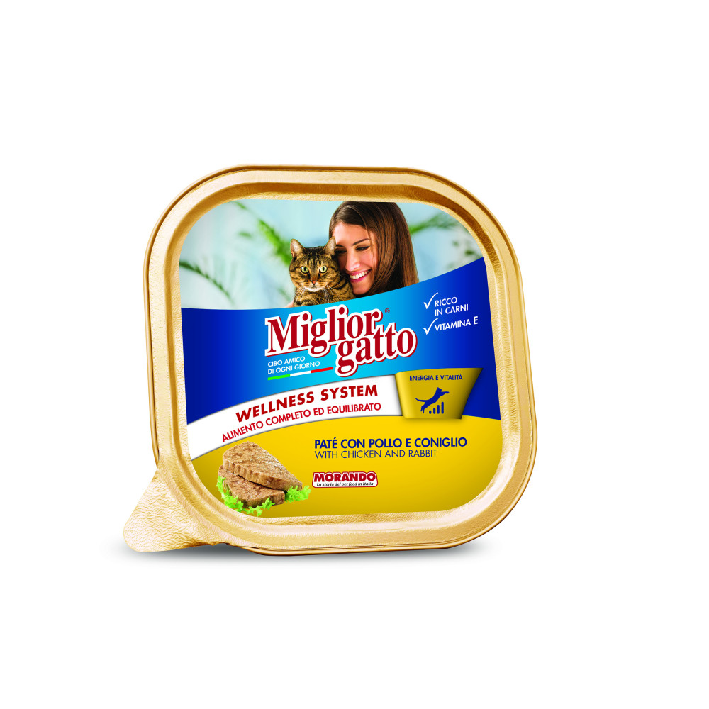 Miglior gatto Pollo / Coniglio 100 gr