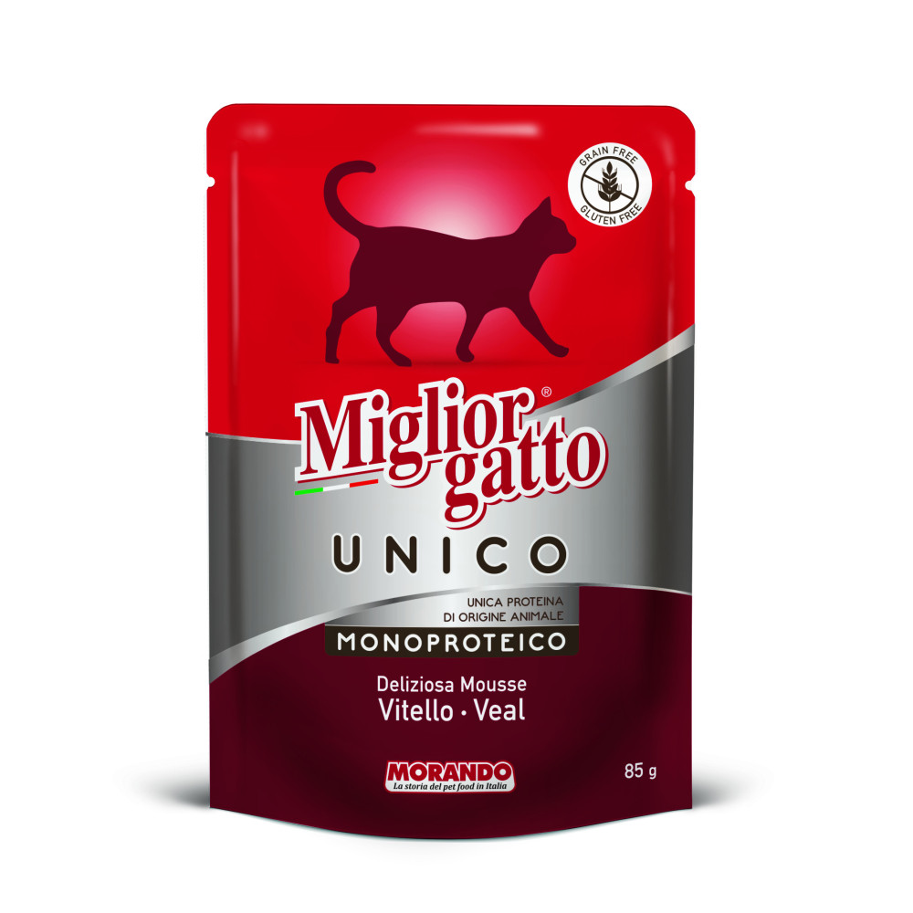 Miglior gatto unico solo vitello Pochon 85 gr