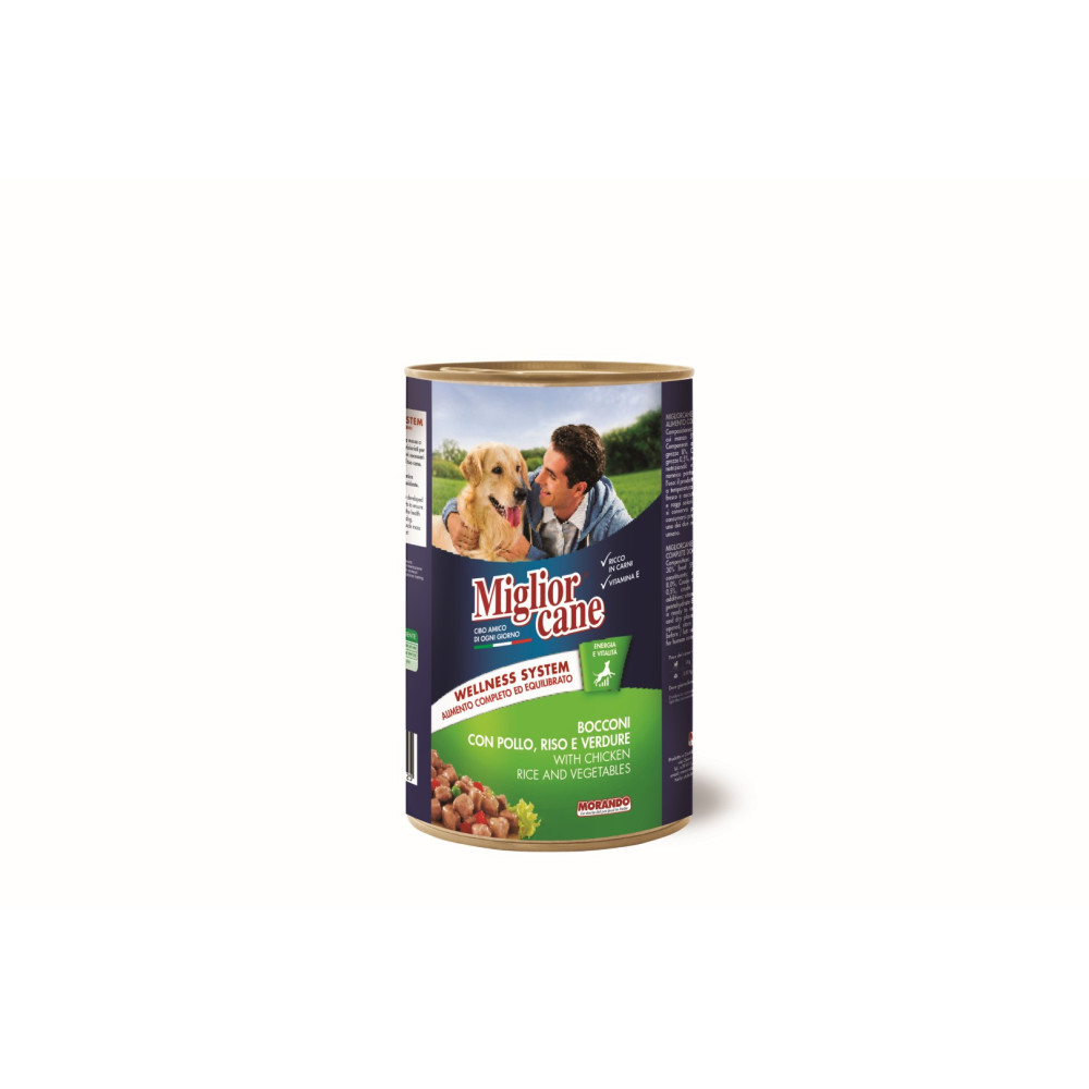 MIGLIOR CANE POLLO/ RISO/VERDURE BOITE 1.250 KG