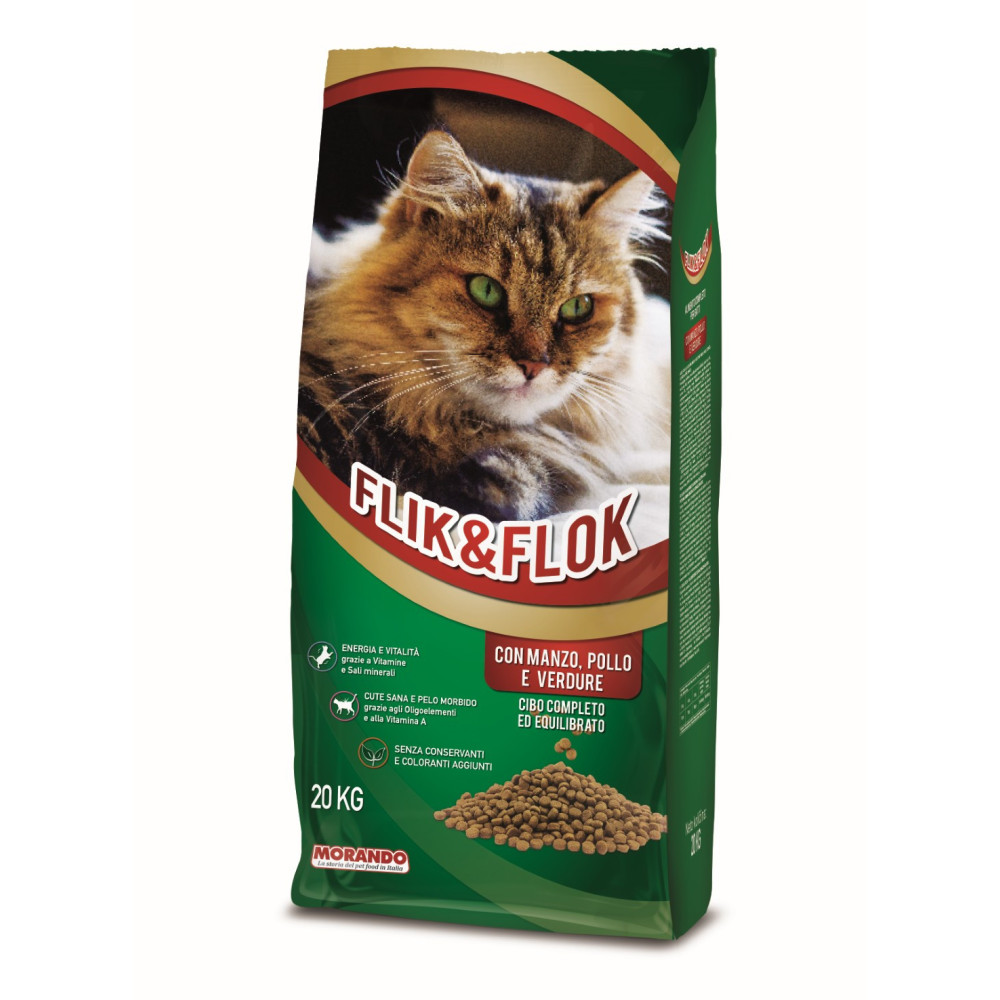 Flik & Flok gatto Manzo/Pollo 20 kg