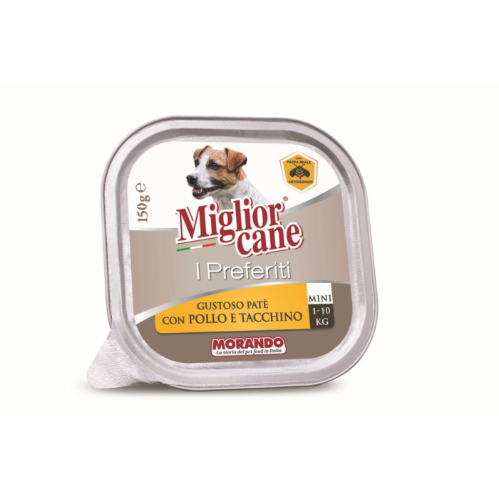 MIGLIOR CANE I PREFERITI POLLO/TACCHINO 150 gr