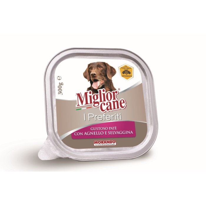 MIGLIOR CANE I PREFERITI AGNELLO/SELVAGGINA 300 gr