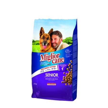 MIGLIOR CANE SENIOR CROQUETTE POLLO 4 kg