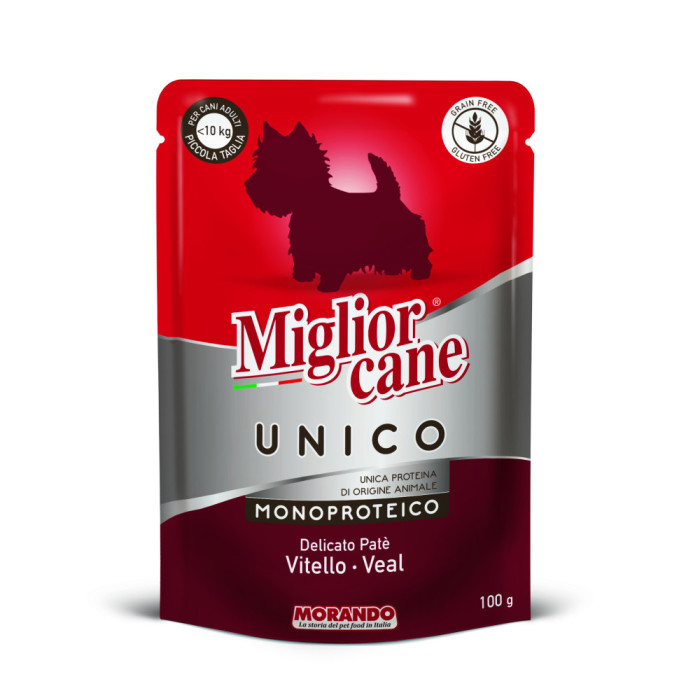 MIGLIOR CANE UNICO SOLO VITELLO POCHON 100GR