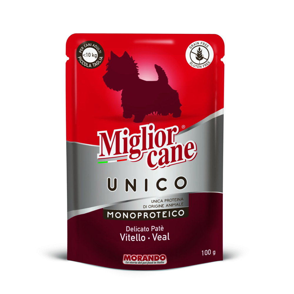MIGLIOR CANE UNICO SOLO VITELLO POCHON 100GR