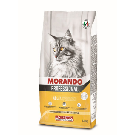 Morando Professionnel GATTO Sterilised pollo/vitello 1.5kg