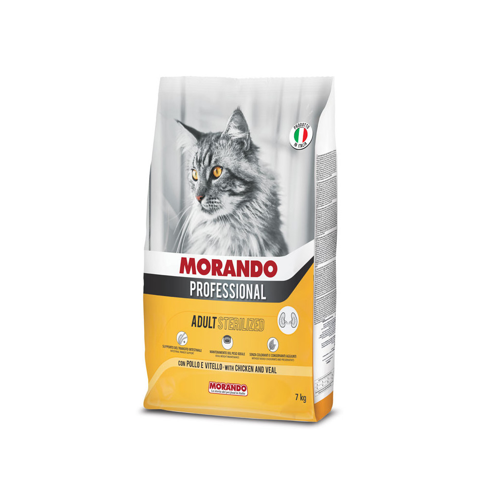 Morando Professionnel GATTO Sterilised pollo/vitello 7 kg
