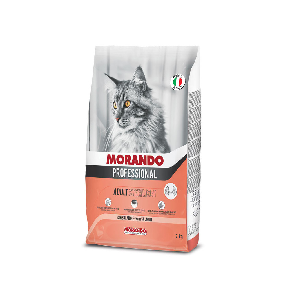 Morando Professionnel GATTO Sterilised Saumon 7 kg