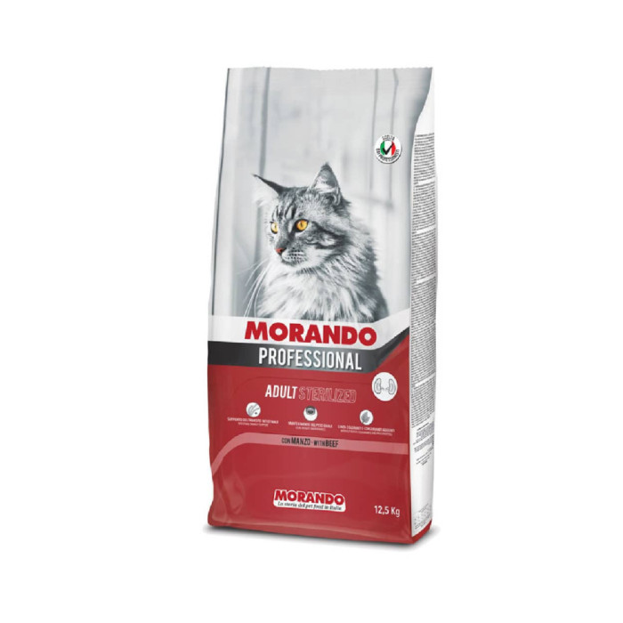 Morando Professionnel GATTO Sterilised Manzo 12.5kg