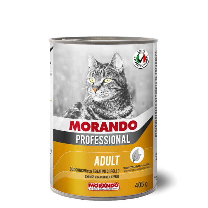 Morando Professionnel GATTO Fegatini di Pollo 405gr