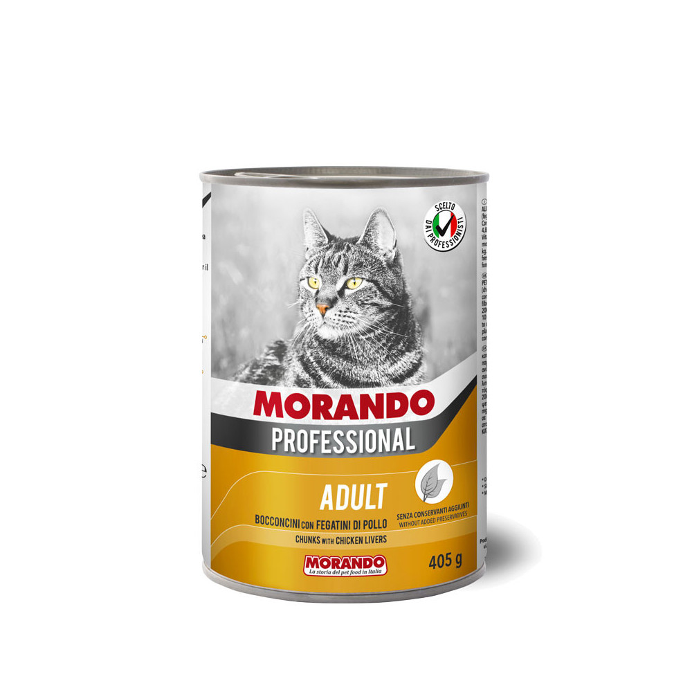 Morando Professionnel GATTO Fegatini di Pollo 405gr