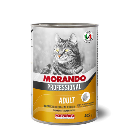 Morando Professionnel GATTO Fegatini di Pollo 405gr