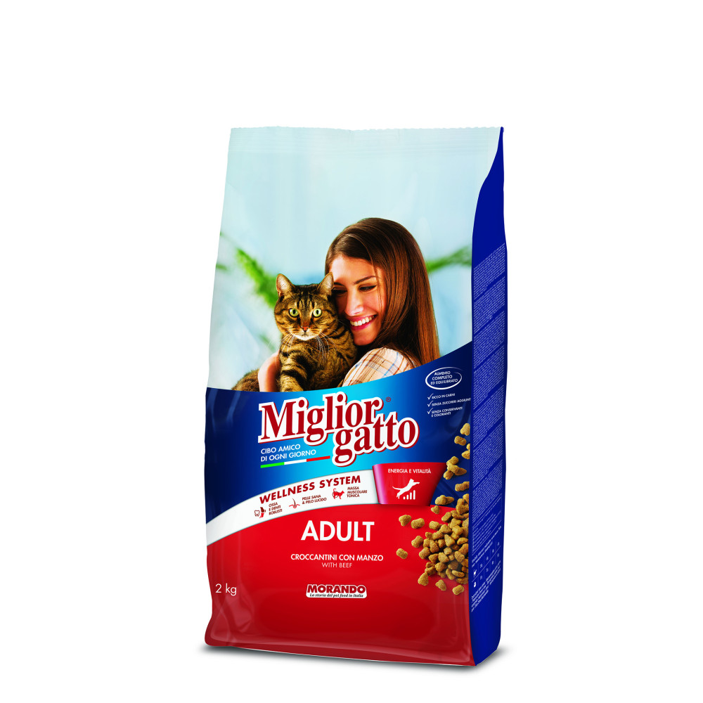 Miglior gatto adult manzo 2 kg